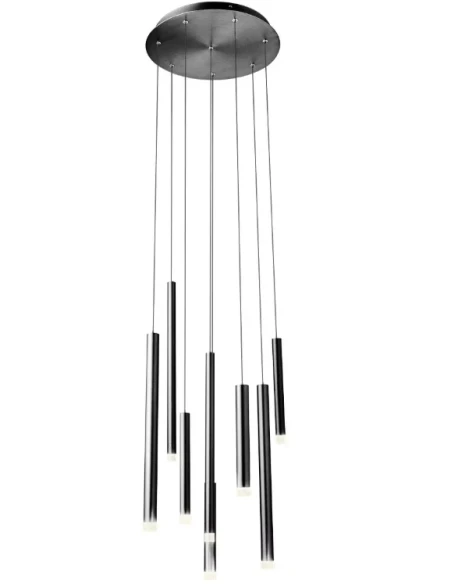 Redo Group - Madison Lampada a Sospensione Multipla - Nero Anodizzato