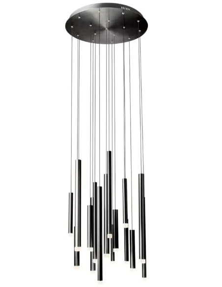 Redo Group - Madison Multiple Pendant Lamp - Anodized Black