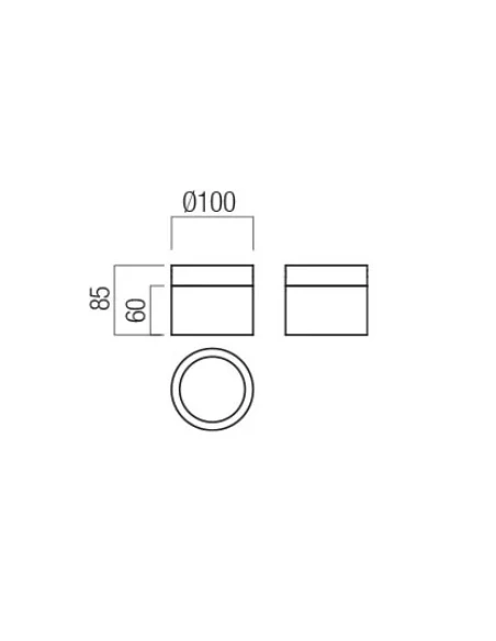 Redo Group - Naida Ceiling Lamp - Matt White