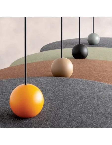 Redo Group - Nuwa Lampada a Sospensione - Grigio Scuro / Arancione