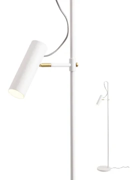 Redo Group - Pivot Floor  Lamp - Matt White