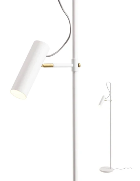 Redo Group - Pivot Floor  Lamp - Matt White