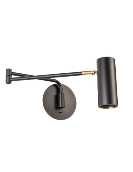 Redo Group - Pivot Lampada da Parete- Nero Opaco