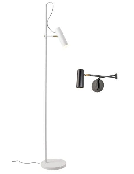 Redo Group - Pivot Wall Lamp - Matt Black