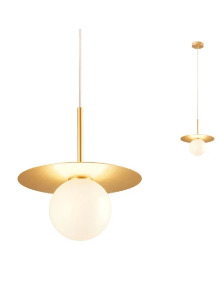Redo Group - Plato Single Pendant  Lamp - Gold