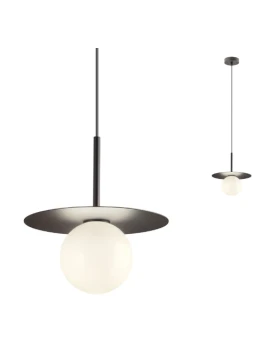 Redo Group - Plato Single Pendant  Lamp - Matt Black