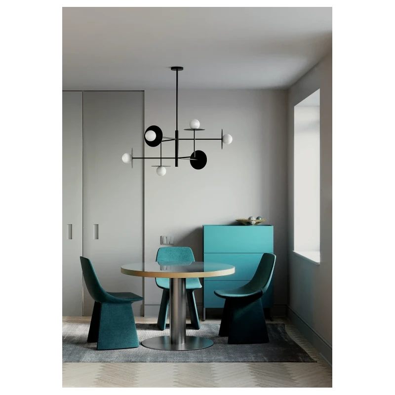 Redo Group - Plato Multiple Pendant  Lamp - Matt Black