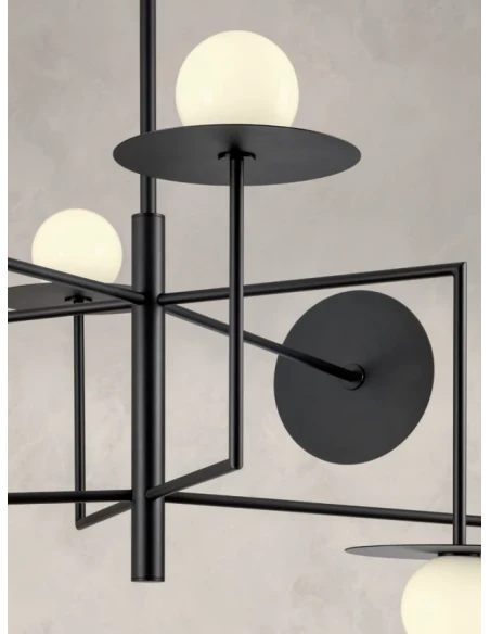Redo Group - Plato Multiple Pendant  Lamp - Matt Black