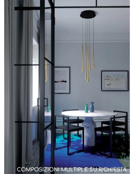 Redo Group - Ito Lampada a Sospensione - Silver Coffee