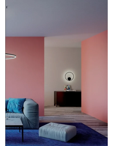 Redo Group - Orbit Wall / Ceiling Lamp - Matt Black