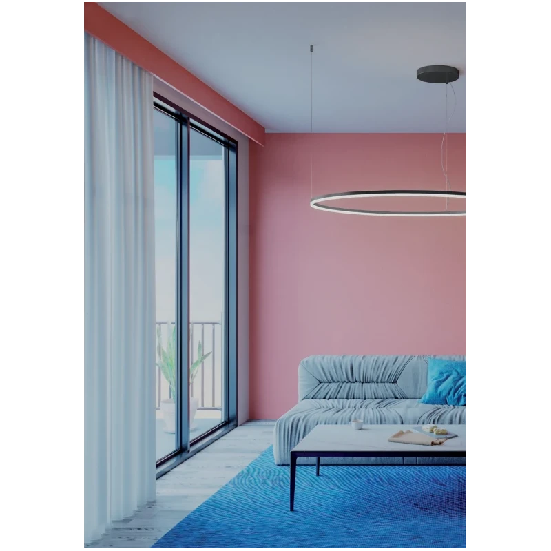 Redo Group - Orbit Lampada a Sospensione Singola - Nero Opaco