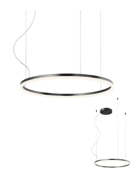 Redo Group - Orbit Single Pendant Lamp - Matt Black