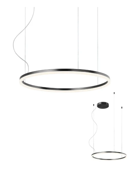 Redo Group - Orbit Single Pendant Lamp - Matt Black
