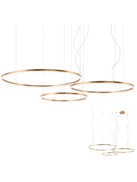 Redo Group - Orbit Lampada a Sospensione Tripla - Bronzo