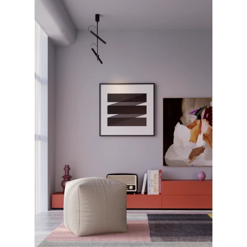 Redo Group - Praxi Lampada da Soffitto - Nero Opaco