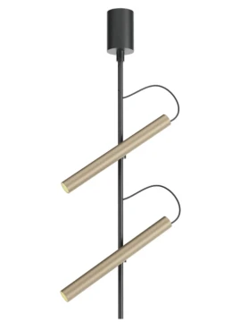 Redo Group - Praxi Ceiling Lamp - Matte Black / Silver Coffee