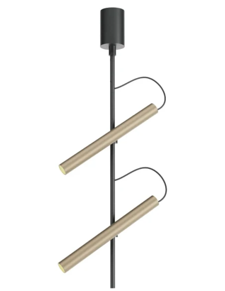 Redo Group - Praxi Ceiling Lamp - Matte Black / Silver Coffee