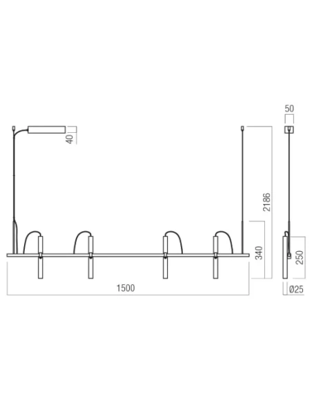 Redo Group - Praxi Pendant Lamp - Matt Black