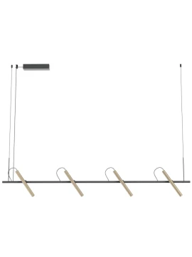 Redo Group - Praxi Pendant Lamp - Matt Black / Silver Coffee