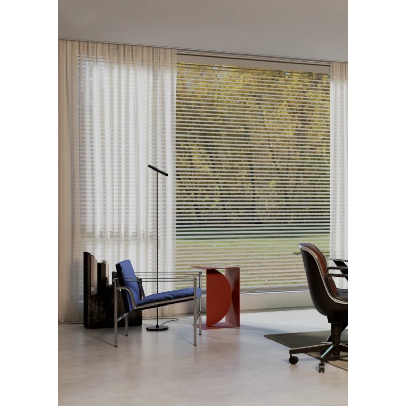 Redo Group - Praxi Floor Lamp - Matt Black / Foggy Nickel