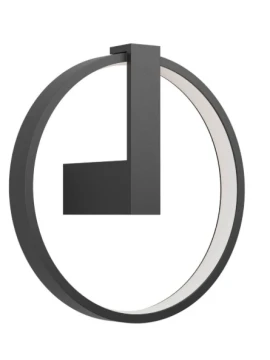 Redo Group - Orion Lampada da Parete Rotonda - Nero Opaco