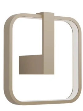 Redo Group - Orion Lampada da Parete Quadrata - Silver Coffee