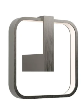 Redo Group - Orion Square Wall Lamp - Foggy Nickel