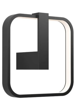 Redo Group - Orion Square Wall Lamp - Matt Black