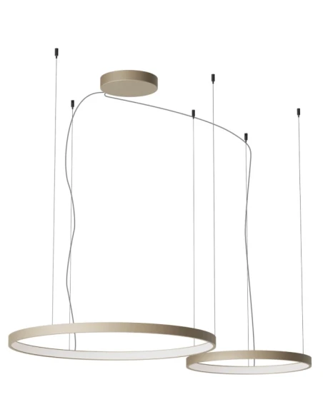 Redo Group - Orion Round Multiple Pendant Lamp - Silver Coffee
