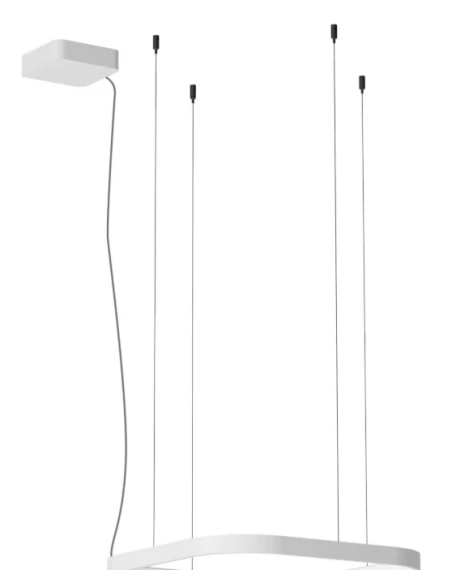 Redo Group - Orion Square Single Pendant Lamp - Matt White