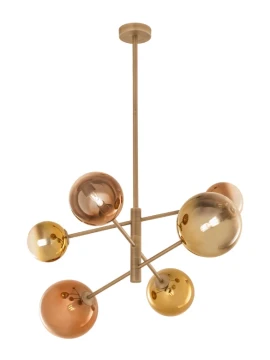Redo Group - Roy Pendant Lamp - Shaded Gold / Shaded Coffee