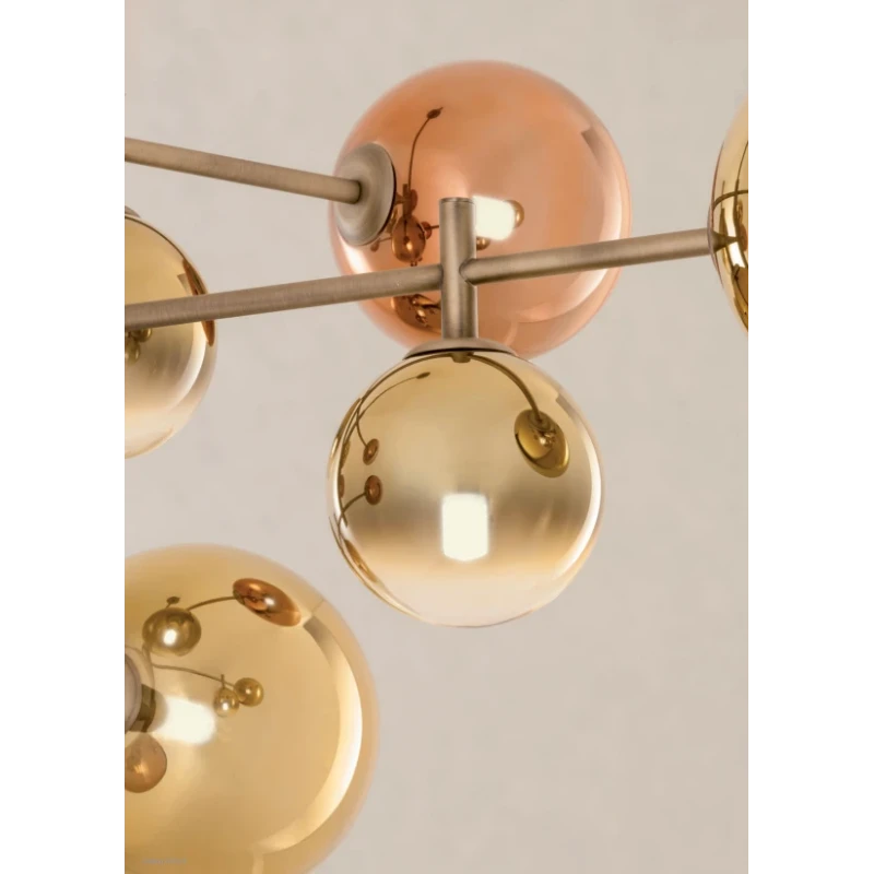 Redo Group - Roy Pendant Lamp - Shaded Gold / Shaded Coffee