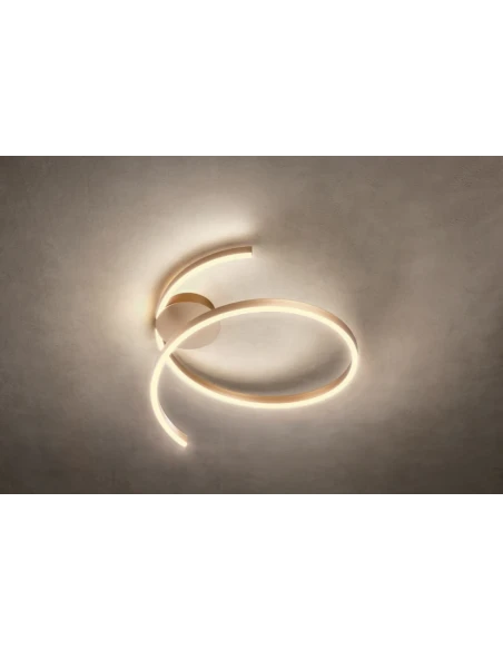 Redo Group - Scroll Lampada da Soffitto - Nero Opaco