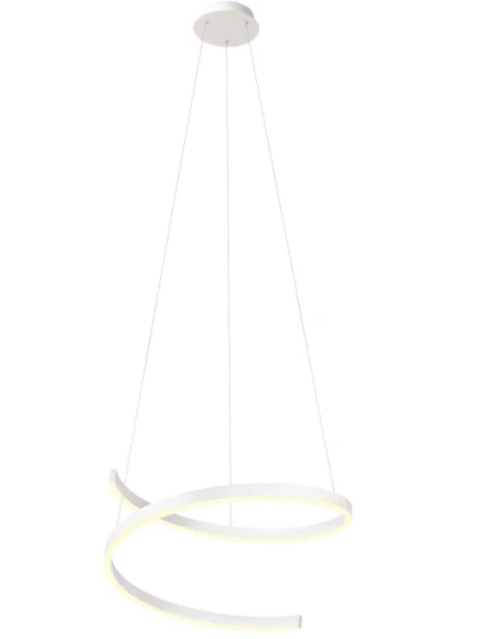 Redo Group - Scroll Pendant Lamp - Matt White