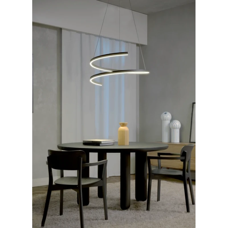 Redo Group - Scroll Lampada a Sospensione - Bronzo Opaco