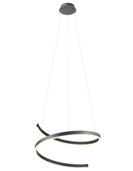 Redo Group - Scroll Pendant Lamp - Matt Black