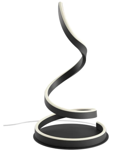 Redo Group - Scroll Table Lamp - Matt Black