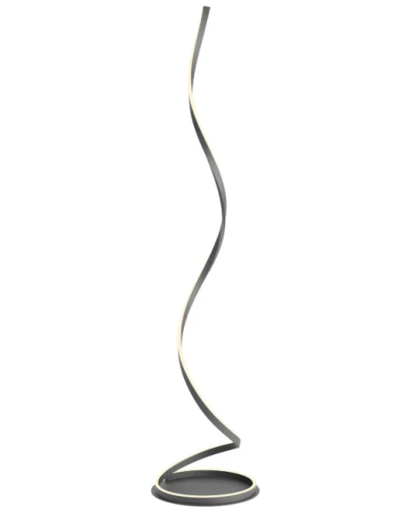 Redo Group - Scroll Lampada da Terra - Nero Opaco