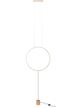 Redo Group - Slick Round Pendant / Floor Lamp - Matt Gold