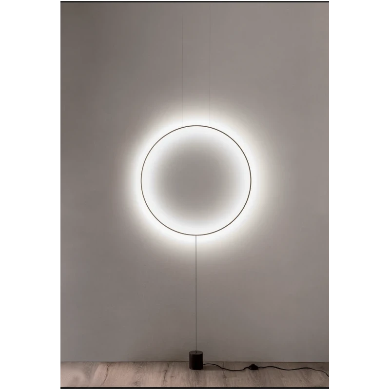 Redo Group - Slick Lampada a Sospensione / Terra Circolare - Oro Opaco