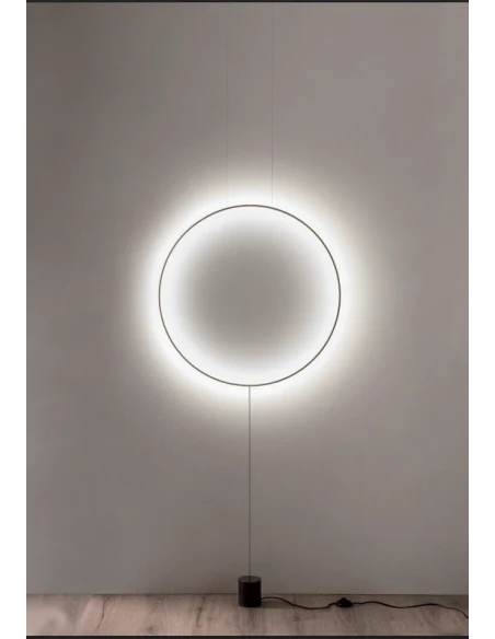 Redo Group - Slick Lampada a Sospensione / Terra Circolare - Oro Opaco