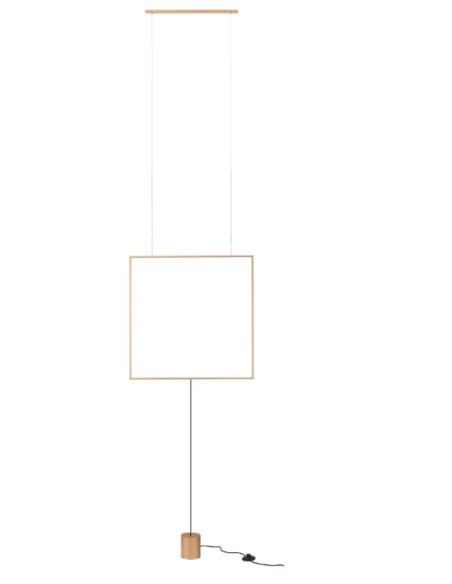 Redo Group - Slick Lampada a Sospensione / Terra Quadrata - Oro Opaco