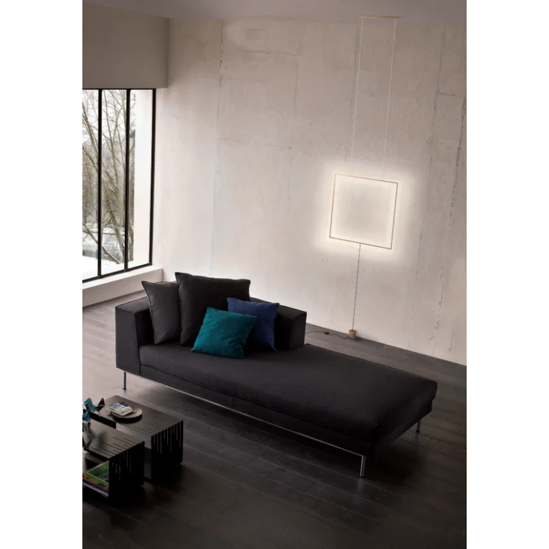 Redo Group - Slick Square Pendant / Floor Lamp - Matt Gold