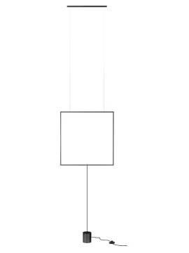 Redo Group - Slick Square Pendant / Floor Lamp - Matt Black