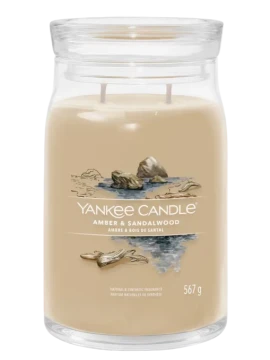 Yankee Candle - Amber & Sandalwood - Candela in Giara Grande