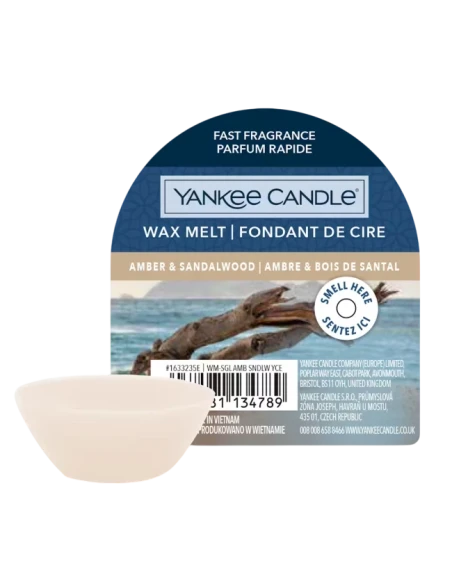 Yankee Candle - Amber & Sandalwood - Melting Wax