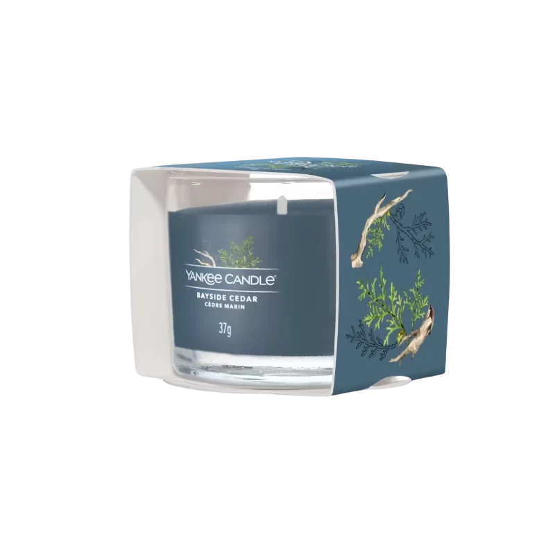 Yankee Candle - Bayside Cedar - Glass Votive Candle