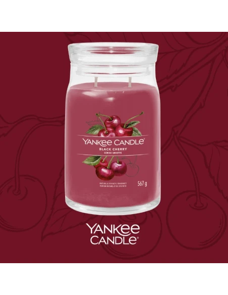 Yankee Candle - Black Cherry - Candela in Giara Grande