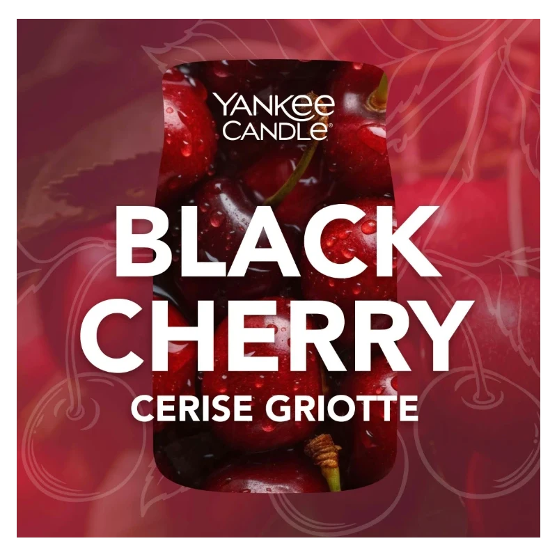 Yankee Candle - Black Cherry - Glass Votive Candle