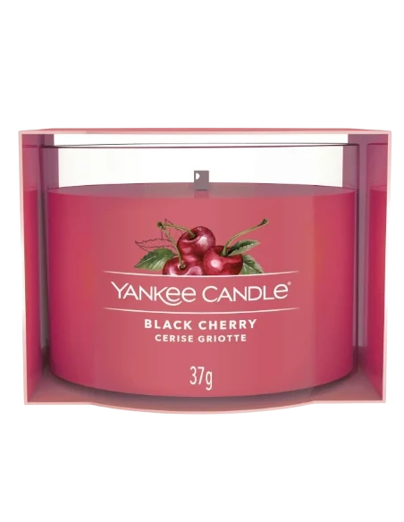 Yankee Candle - Black Cherry - Candela Votiva in Vetro